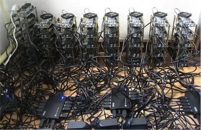 Modern mining farm harnessing renewable energy to support Monero mining