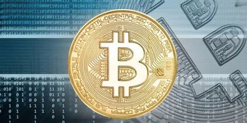 A bustling Bitcoin mining rig in action, symbolizing high-efficiency strategies